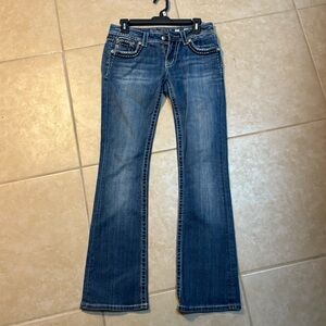 Miss Me Bootcut Jeans Size 27 w/32 Inseam Y2K